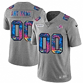 Nike Detroit Lions Customized Men's Multi-Color 2020 Crucial Catch Vapor Untouchable Limited Jersey Grey Heather,baseball caps,new era cap wholesale,wholesale hats